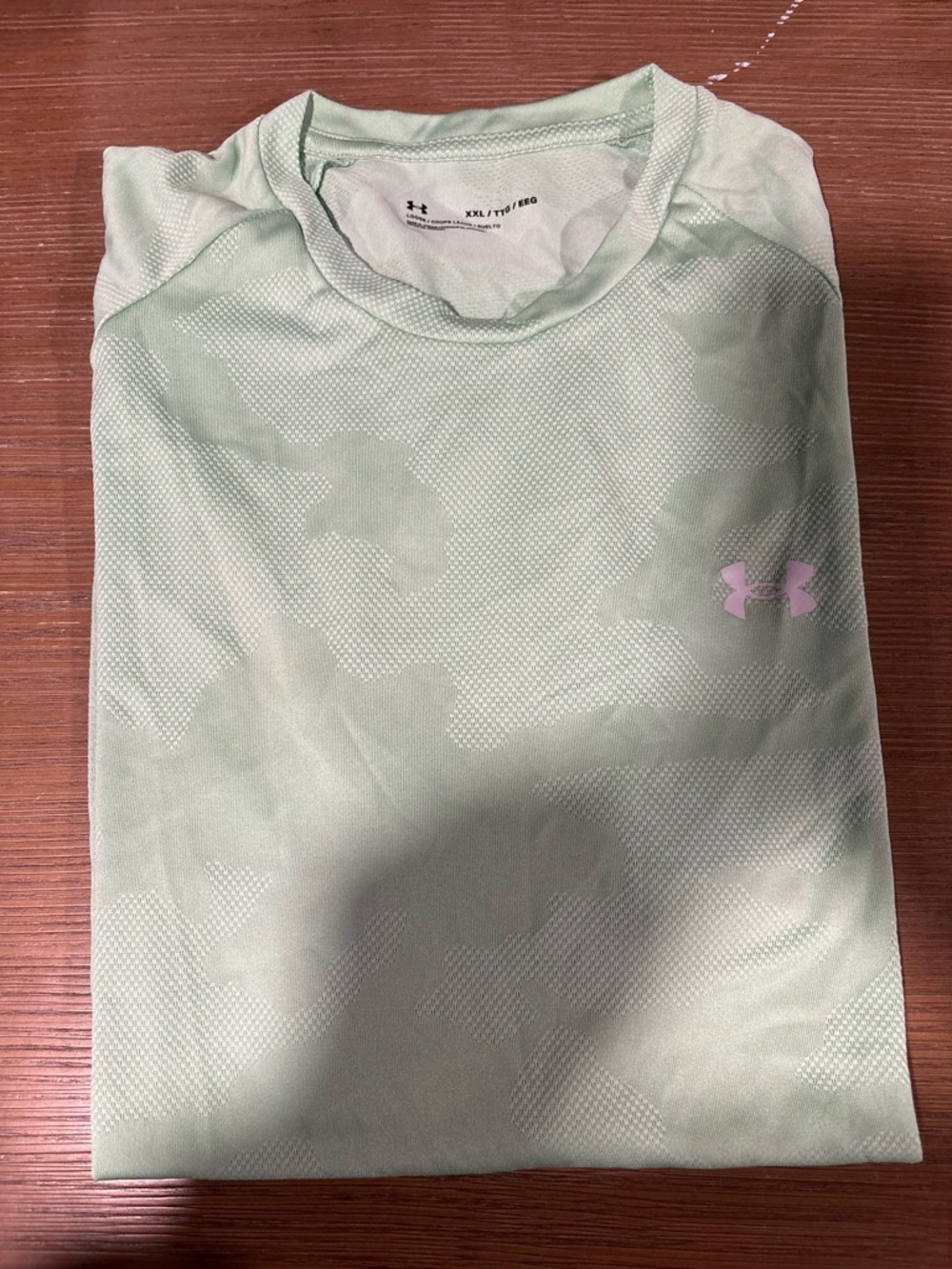 Under Armour Mint Green Performance Tee XXL